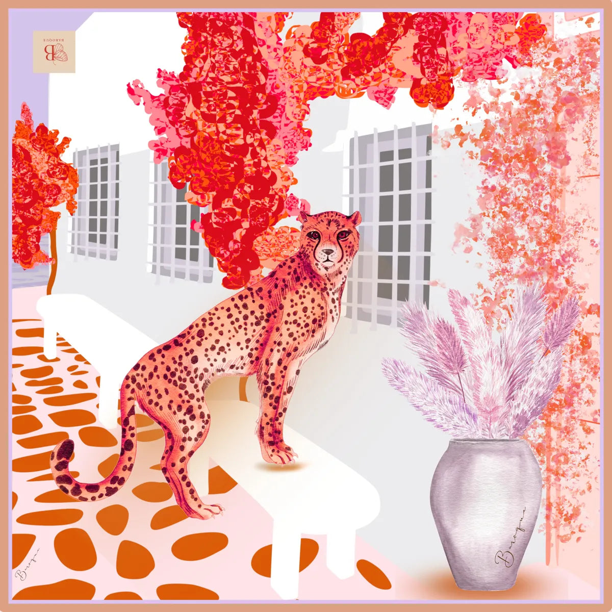 Reimagined Grecian Leopard - LAST ONE
