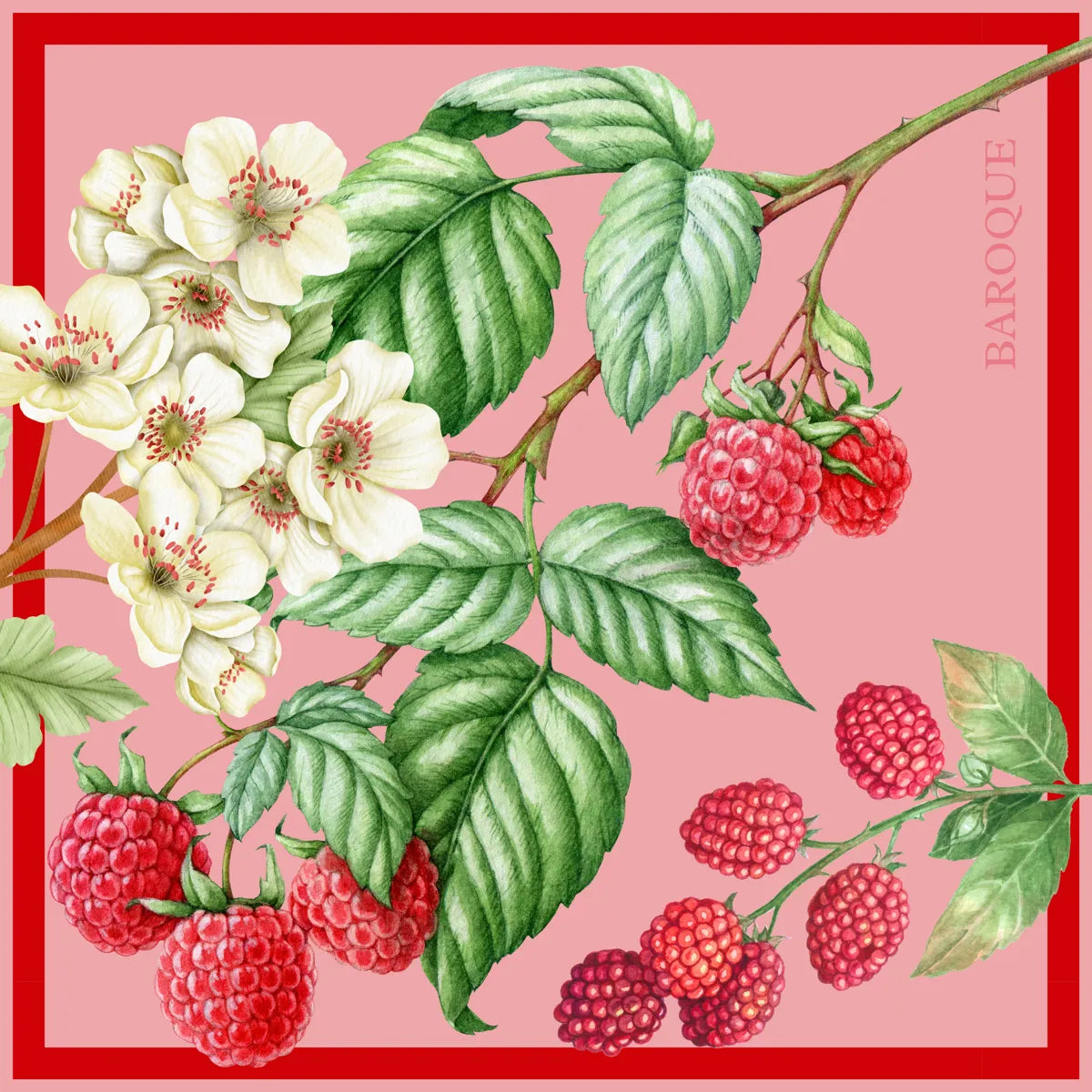 Mint Raspberries