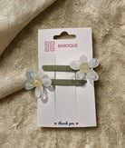 Olive Daisy Hair Clips