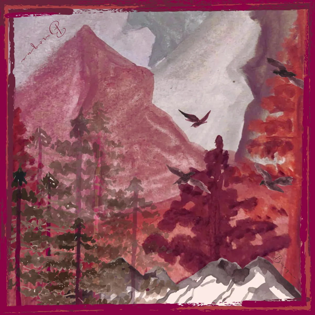Mountain Maroon Fringe