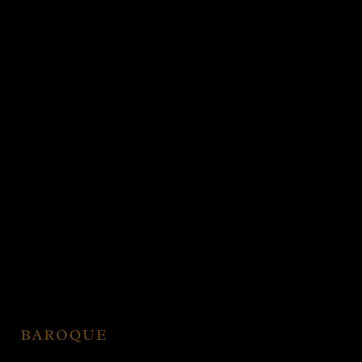 Baroque Plain Black - Fringe Edge